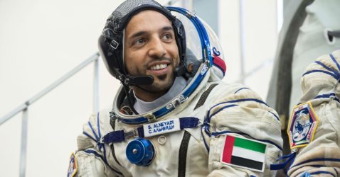 United Arab Emirates astronaut Sultan AlNeyadi.